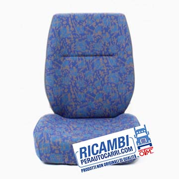 Funda para asiento lado conductor con pasaje apoya cabeza para Iveco New DAILY 2000