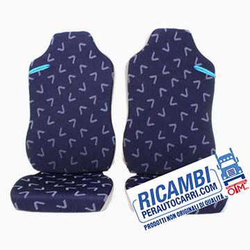 Funda para asiento lado conductor con pasaje apoya cabeza incorporado para Iveco STRALIS ACTIVE DAY euro5