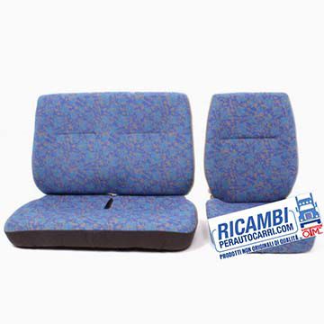 Funda asiento conductor TRES PLAZAS con paso de reposacabezas y banqueta con paso de cinturón para Iveco New Daily 2000